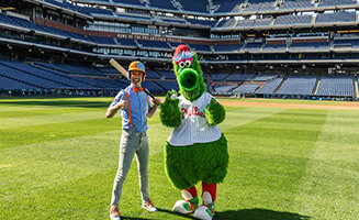 Blippi Visits A Baseball Stadium With The Phillies