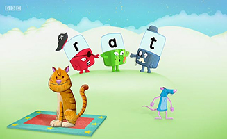 Alphablocks S02E26 The Cat Sat On The Mat