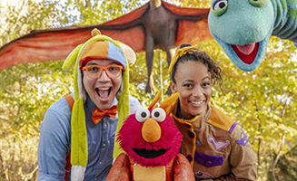 Blippi And Meekahs Roaring Dino Day With Elmo And Big Bird