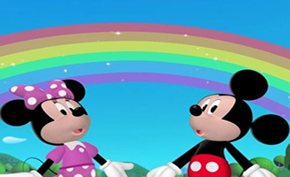 Rainbow Colors With Mickey Mouse