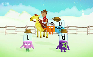 Alphablocks S04E13 Cowboy