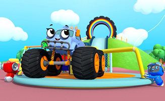 Geckos Garage S03E01 Baby Monster Trucks Lost Teddy Adventure