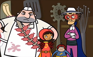 WordGirl S01E20 The Masked Meat Marauder - Sandwich World