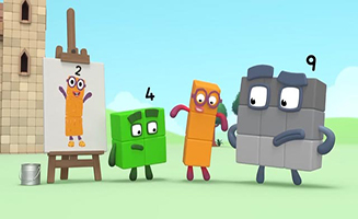 Numberblocks S09E01 Painting by Numbers