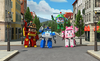 Robocar Poli S01E01 Rescue Team of Brooms Town