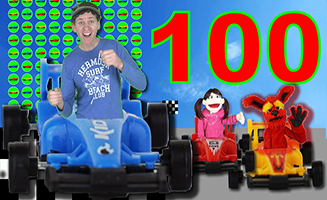 Learn To Count 1 To 100 Numbers With Race Cars Song