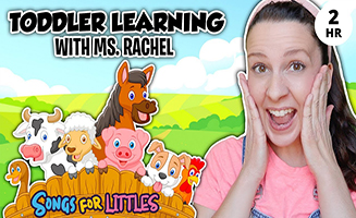 Learn Animals With Ms Rachel For Toddlers - Animal Sounds Farm Animals