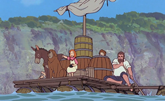 The Swiss Family Robinson Flone Of The Mysterious Island S01E44 One More Time on a Ship!