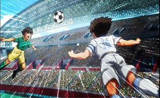 Captain Tsubasa S01E38 Assault Tachibana Brothers