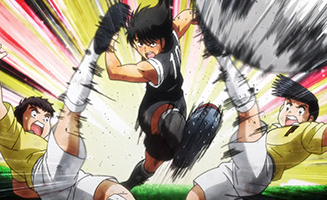 Captain Tsubasa S01E19 Fierce fight! Meiwa VS Furano