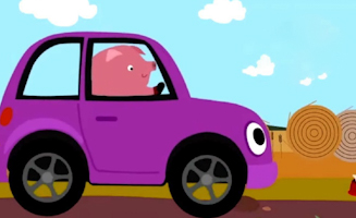 Piggy In A Car