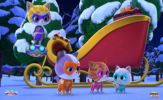 SuperKitties S02E14 Runaway Sleigh - Hanukkah Rescue