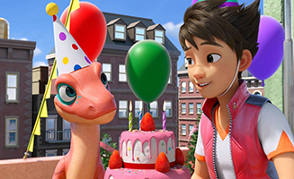 Quantum Heroes Dinoster S02E05 Uninvited Guest Parasaurolophus