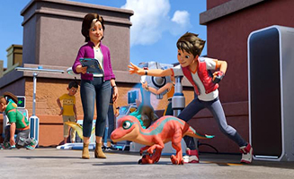 Quantum Heroes Dinoster S02E11 Attack of the Black Tyranno