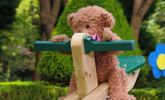 Mr Tumble On A Seesaw