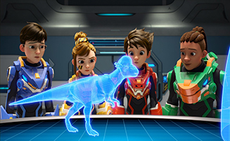 Quantum Heroes Dinoster S02E03 Teleporting dinosaur Carnotaurus