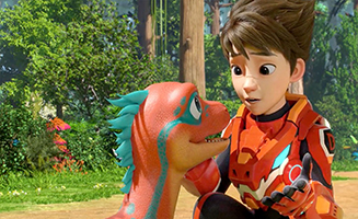 Quantum Heroes Dinoster S02E06 A classmate who fell into Dino Earth