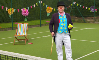 Mr Tumble Plays Tennis
