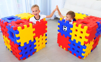 Vlad And Nikita Dream House With Two Indoor Playgrounds For Kids