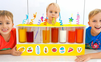 Vlad And Niki With Chris Open The 10 Doors Adventure