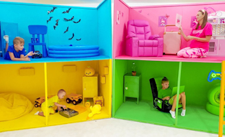 Vlad And Niki Four Colors Playhouse Challenge