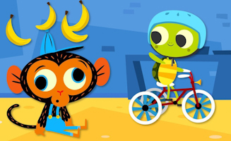 Young Turtles Topsy - Turvy Bicycle Trouble