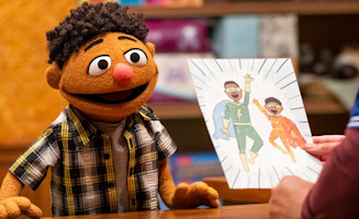 Sesame Street S55E03 Tamirs Art Show