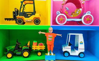 Vlad And Niki Four Colors Garage Challenge