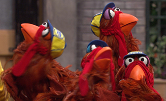 Sesame Street S55E21 Chicken About Thunderstorms