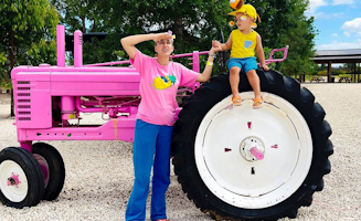 Chris And Mom Learn How To Harvest Strawberries And Vegetables At The Farm