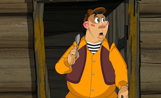 Mashas Spooky Stories S01E16 A Terrible Tale About a Cow Herder on a Stump