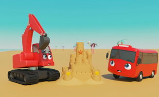 Buster Trouve Des Formes Dans Le Sable