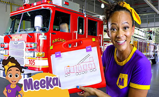 Meekahs Firetruck Art Adventure Colors And Shapes