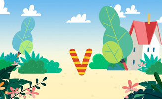 Como And English - Learn Alphabet V