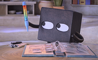 Shape Island S02E02 Glitter Pen - Triangles Allergy