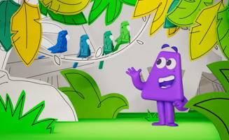 Colourblocks S02E08 Purples Mural Makeover