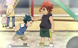 Beyblade Burst S01E15 A Fierce Battle! Valtryek Versus Spryzen!