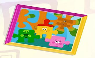 Puzzle Pieces Make Boots And A Flashlight For Teddy