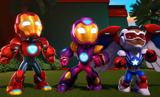 Iron Man and His Awesome Friends S01E03 Totally Awesome Beach Day - Swarm Stinks it Up