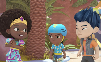 Kiya and the Kimoja Heroes S01E17 Double Trouble - Size Me Up