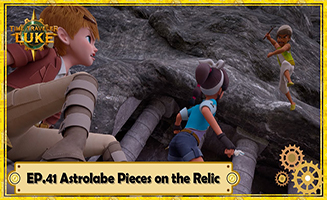 Time Traveler Luke S01E41 Astrolabe Pieces on the Relic