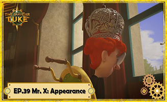 Time Traveler Luke S01E39 Mr.X - Appearance