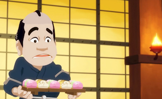 Mini Ninjas S01E60 Ninja Trapped By Rice Cakes