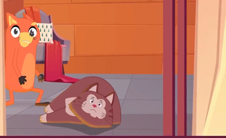 Fox And The Lazy Cat