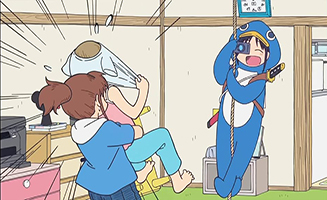 City The Animation S01E04 The Star of Tanabe - A Very Strange Visitor - Ms. Tanabe and Hotaka - Tsurubishi Makabes Twilight