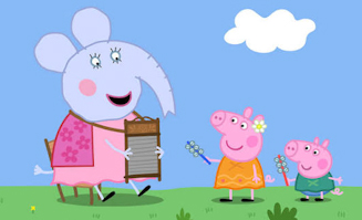 Peppa Pig S08E50 Folk Music Band