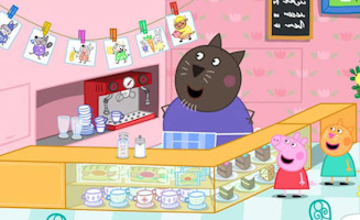 Peppa Pig S08E44 Mr Cats Cafe