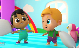 Five Little Babies Jumping On The Bed