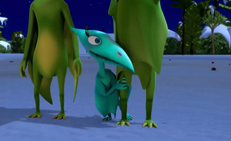 Dinotren Dinosaurios En La Nieve