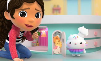 Gabbys Dollhouse S12E02 Cakeys Cabinet Cafe